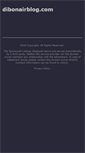 Mobile Screenshot of dibonairblog.com